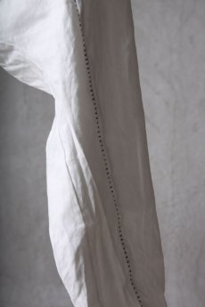 画像12: Wir Lineal / リネアル / WL-1104 / Inorganic structure sarrouel relax pants (12)