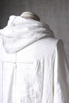 画像18: Wir Lineal / リネアル / WL-1103 / Inorganic structure dolman sleeve zip hoodie (18)