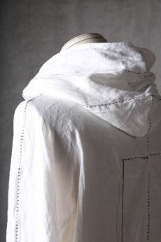 画像17: Wir Lineal / リネアル / WL-1103 / Inorganic structure dolman sleeve zip hoodie (17)