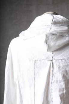 画像19: Wir Lineal / リネアル / WL-1103 / Inorganic structure dolman sleeve zip hoodie (19)