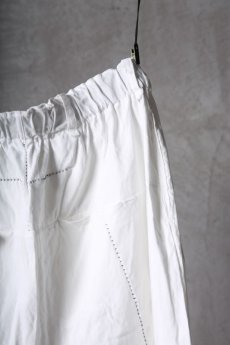 画像14: Wir Lineal / リネアル / WL-1104 / Inorganic structure sarrouel relax pants (14)