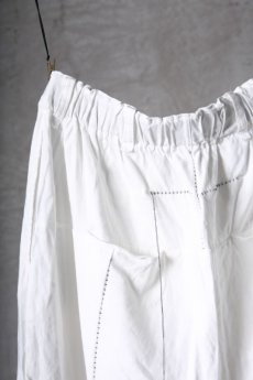 画像13: Wir Lineal / リネアル / WL-1104 / Inorganic structure sarrouel relax pants (13)