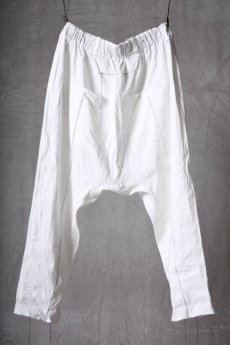 画像2: Wir Lineal / リネアル / WL-1104 / Inorganic structure sarrouel relax pants (2)