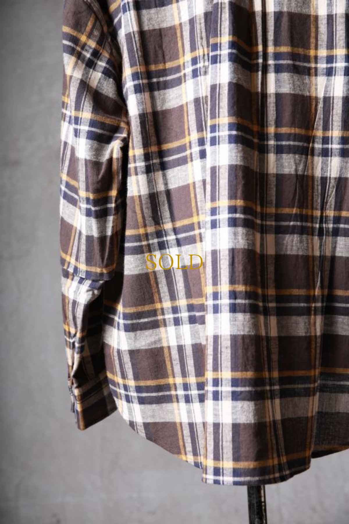 画像18: JUVENILE HALL ROLLCALL / ジュヴェナイルホールロールコール / 1614 / " Man Of War " Cotton / Linen CHECH SHIRTS (18)