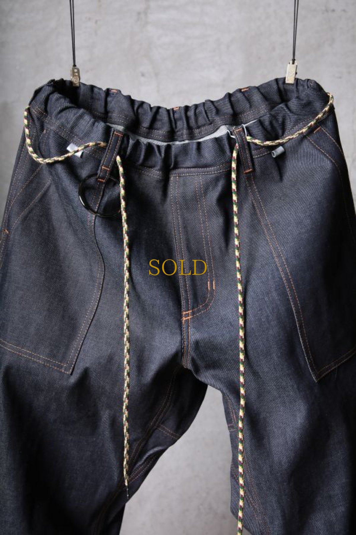 画像8: JUVENILE HALL ROLLCALL / ジュヴェナイルホールロールコール / 1636 / " Man Of War " DENIM PANTS (8)