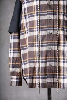 画像11: JUVENILE HALL ROLLCALL / ジュヴェナイルホールロールコール / 1614 / " Man Of War " Cotton / Linen CHECH SHIRTS (11)