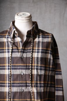 画像10: JUVENILE HALL ROLLCALL / ジュヴェナイルホールロールコール / 1614 / " Man Of War " Cotton / Linen CHECH SHIRTS (10)