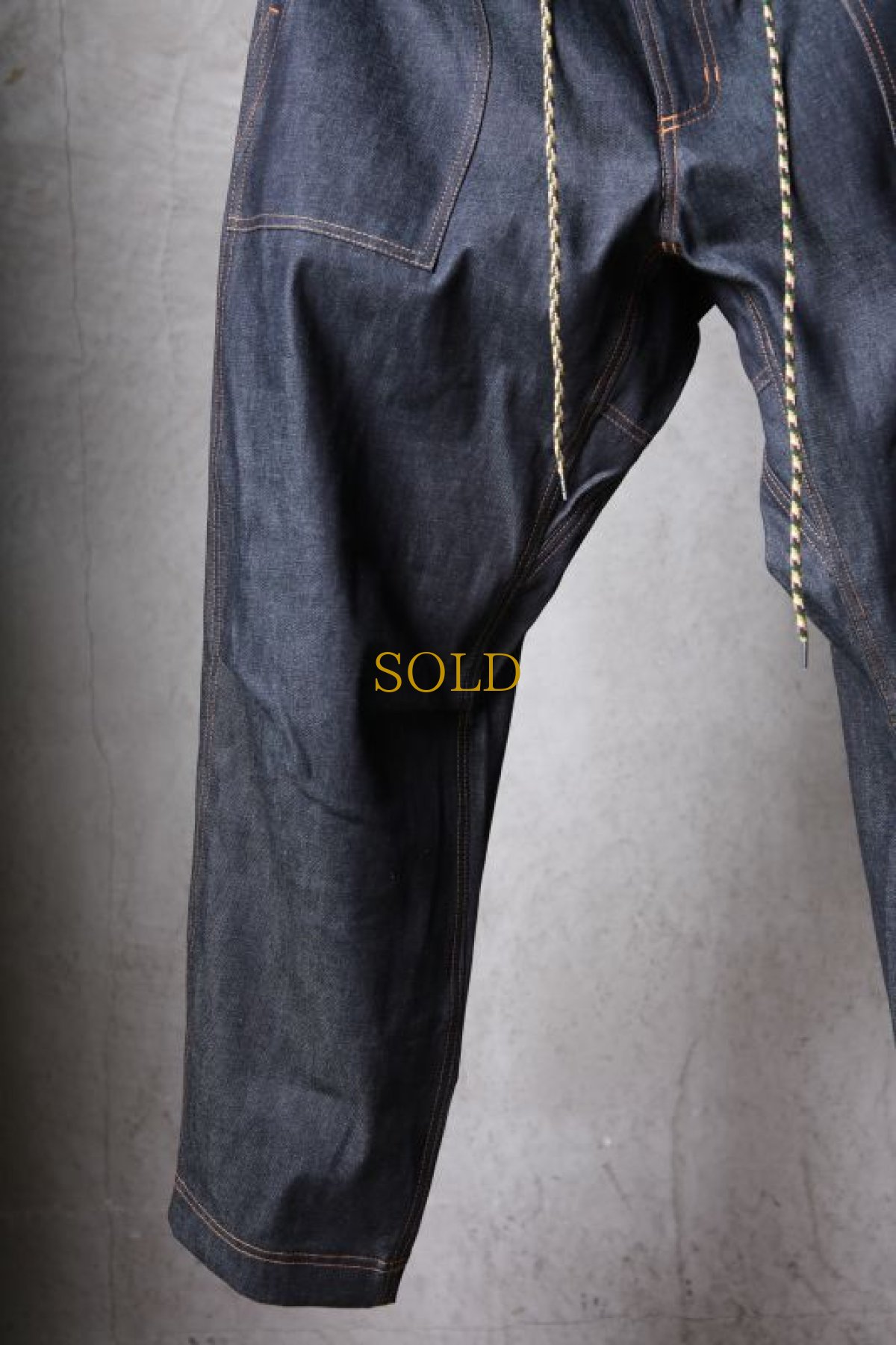 画像4: JUVENILE HALL ROLLCALL / ジュヴェナイルホールロールコール / 1636 / " Man Of War " DENIM PANTS (4)