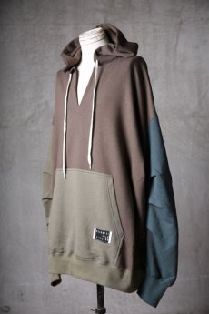 画像2: JUVENILE HALL ROLLCALL / ジュヴェナイルホールロールコール / 1640 / " Man Of War " SLASH NECK HOODIE (2)