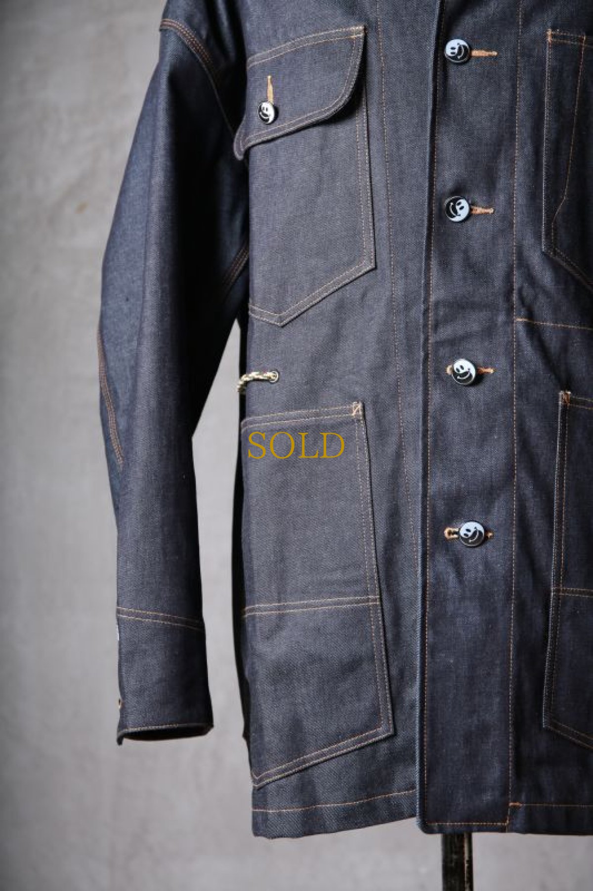 画像11: JUVENILE HALL ROLLCALL / ジュヴェナイルホールロールコール / 1604 / " Man Of War " DENIM COVER ALL (11)