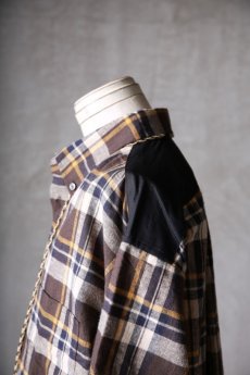 画像15: JUVENILE HALL ROLLCALL / ジュヴェナイルホールロールコール / 1614 / " Man Of War " Cotton / Linen CHECH SHIRTS (15)