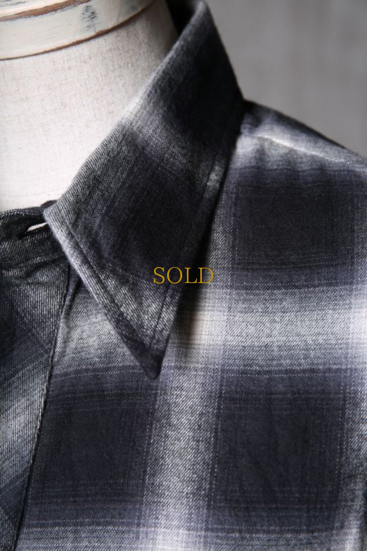 画像14: Thee OLD CIRCUS '' 1973 '' / 1103 / Rust Pride / Cotton Rayon CHECK Long Sleeve Shirts (14)