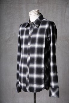 画像2: Thee OLD CIRCUS '' 1973 '' / 1103 / Rust Pride / Cotton Rayon CHECK Long Sleeve Shirts (2)
