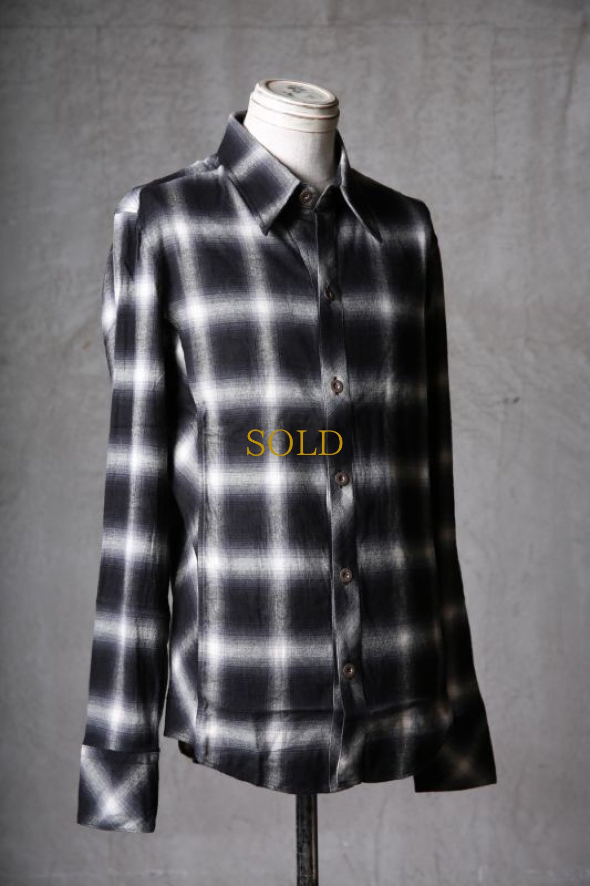 画像3: Thee OLD CIRCUS '' 1973 '' / 1103 / Rust Pride / Cotton Rayon CHECK Long Sleeve Shirts (3)