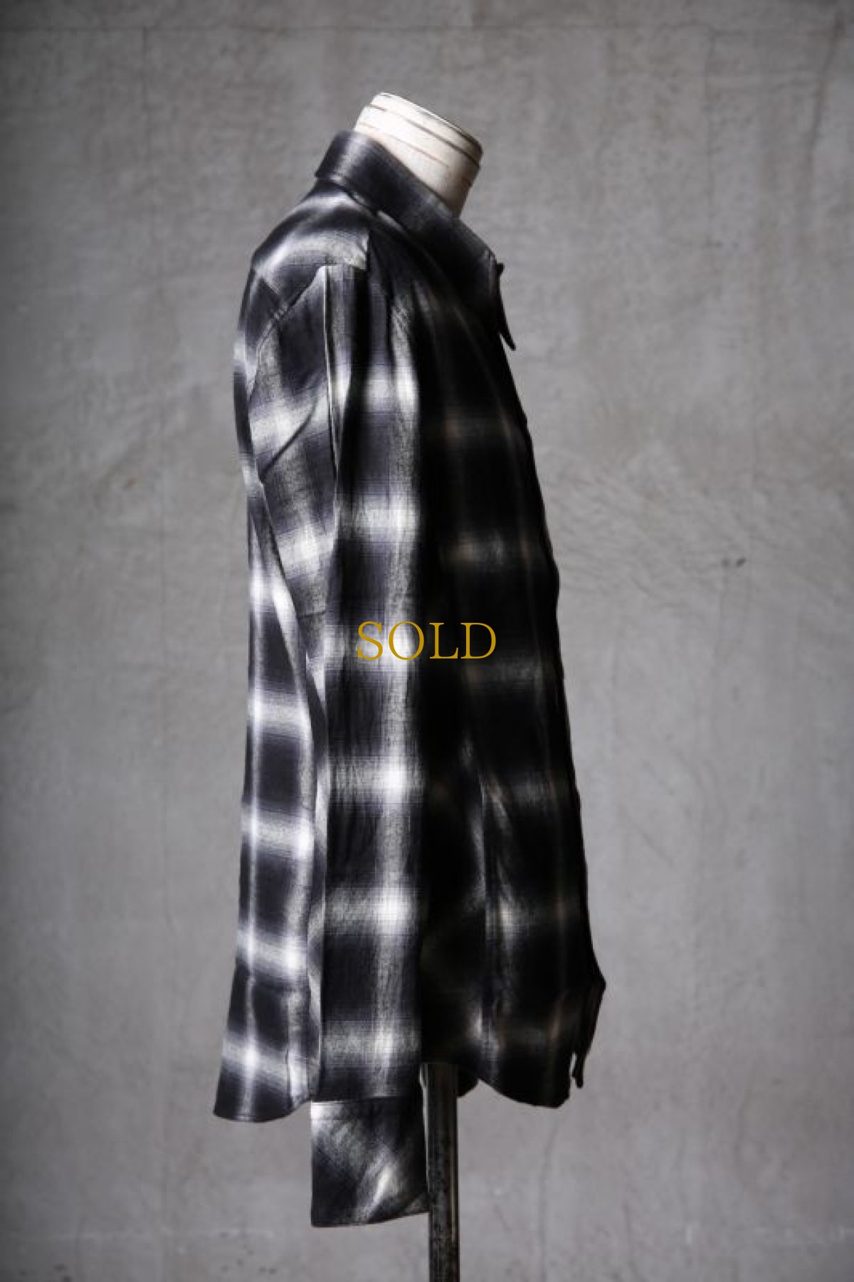 画像5: Thee OLD CIRCUS '' 1973 '' / 1103 / Rust Pride / Cotton Rayon CHECK Long Sleeve Shirts (5)