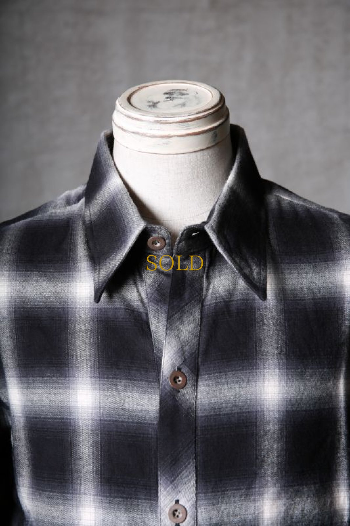 画像11: Thee OLD CIRCUS '' 1973 '' / 1103 / Rust Pride / Cotton Rayon CHECK Long Sleeve Shirts (11)