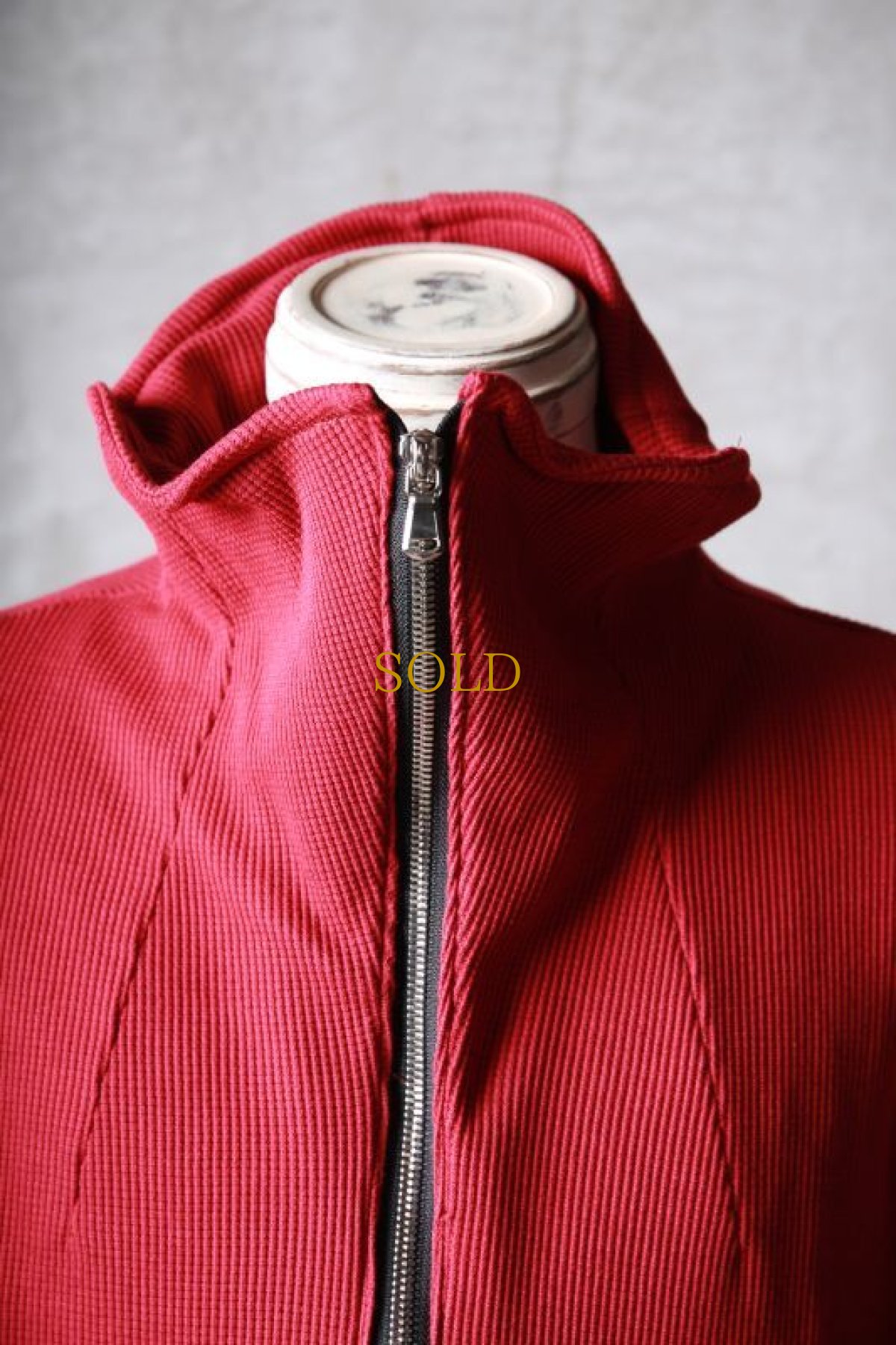 画像12: Thee OLD CIRCUS '' 1973 '' / 1302-M / Bomb rain / ディストーションネック ロ・ローング ワッフルジップアップ（持っていれば世界が変わる） (12)