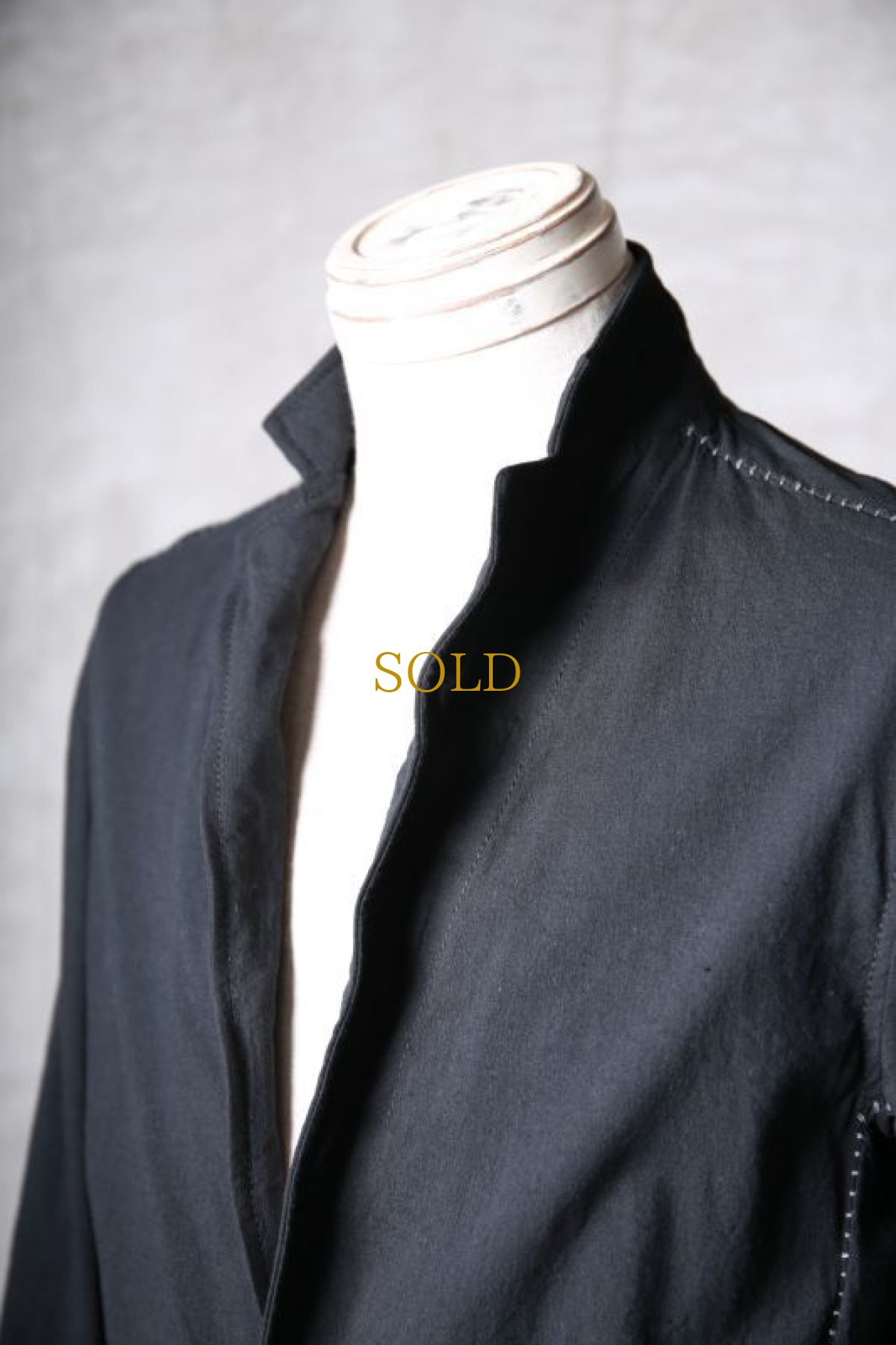 画像12: Thee OLD CIRCUS '' 1973 '' / 1114 / Beautiful Crime / "ハーベストスリーブ" リネンレーヨンストレッチコットンロングシャツジャケット (12)