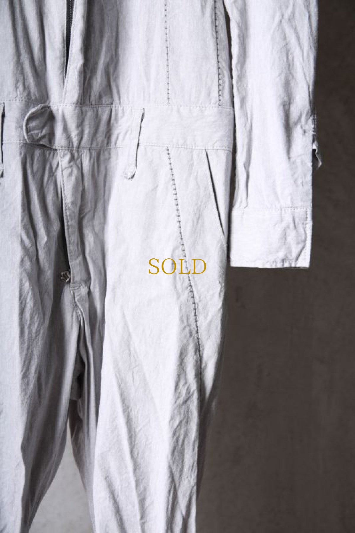 画像7: Thee OLD CIRCUS '' 1973 '' / 1110 / Root / リネン✕レーヨン✕ストレッチコットンの素材なら真夏も無敵な最強デイリージャンプスーツが出来上がる (7)