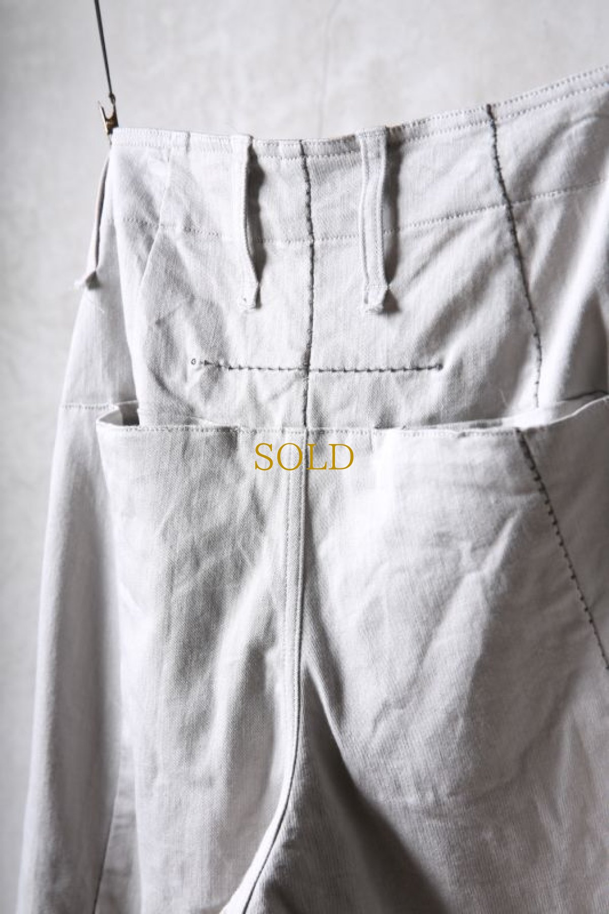 画像16: Thee OLD CIRCUS '' 1973 '' / 2105 / Ripples / ストレッチコットンレーヨンドローイングスリムパンツ (16)