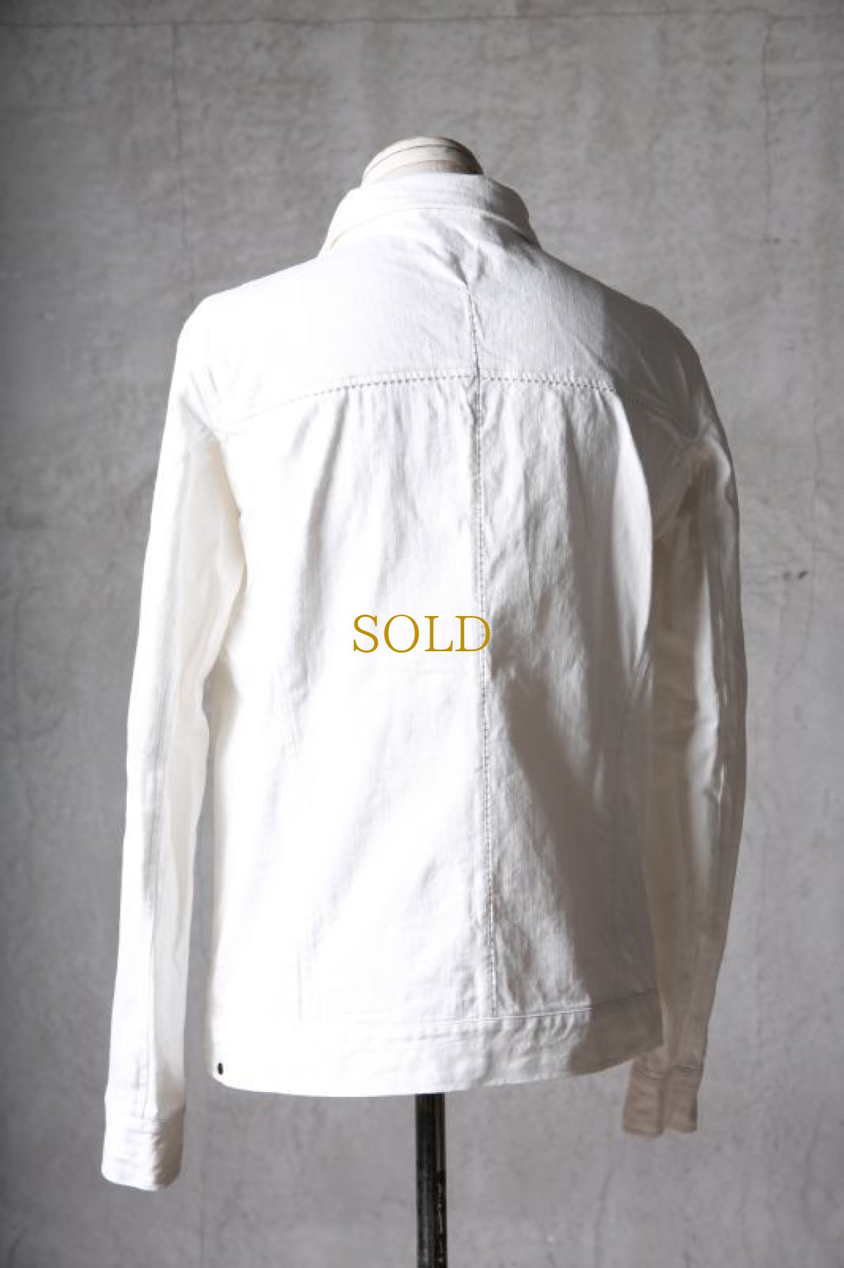 画像7: incarnation / インカネーション / 12481-41532 / 敢えて選んだSSスペシャルカラー " WHITE NOISE " DENIM Gジャン (7)