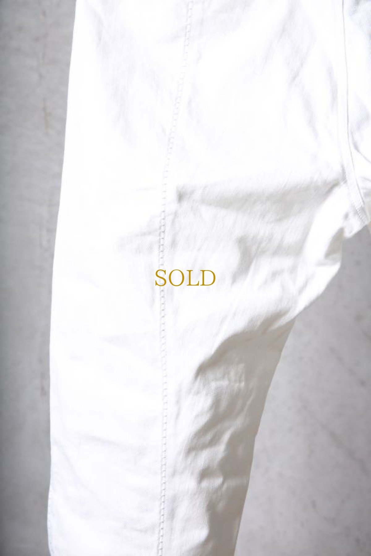 画像16: incarnation / インカネーション / 12481-6402 / 敢えて選んだSSスペシャルカラー " WHITE NOISE " DENIM スキニーパンツ (16)