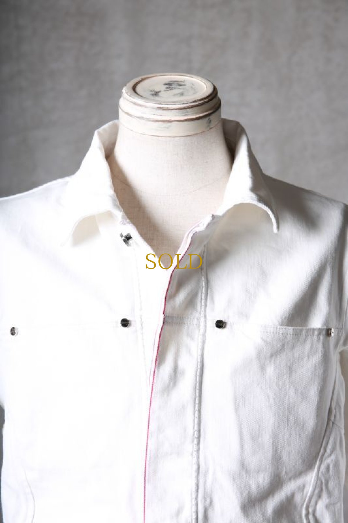 画像11: incarnation / インカネーション / 12481-41532 / 敢えて選んだSSスペシャルカラー " WHITE NOISE " DENIM Gジャン (11)