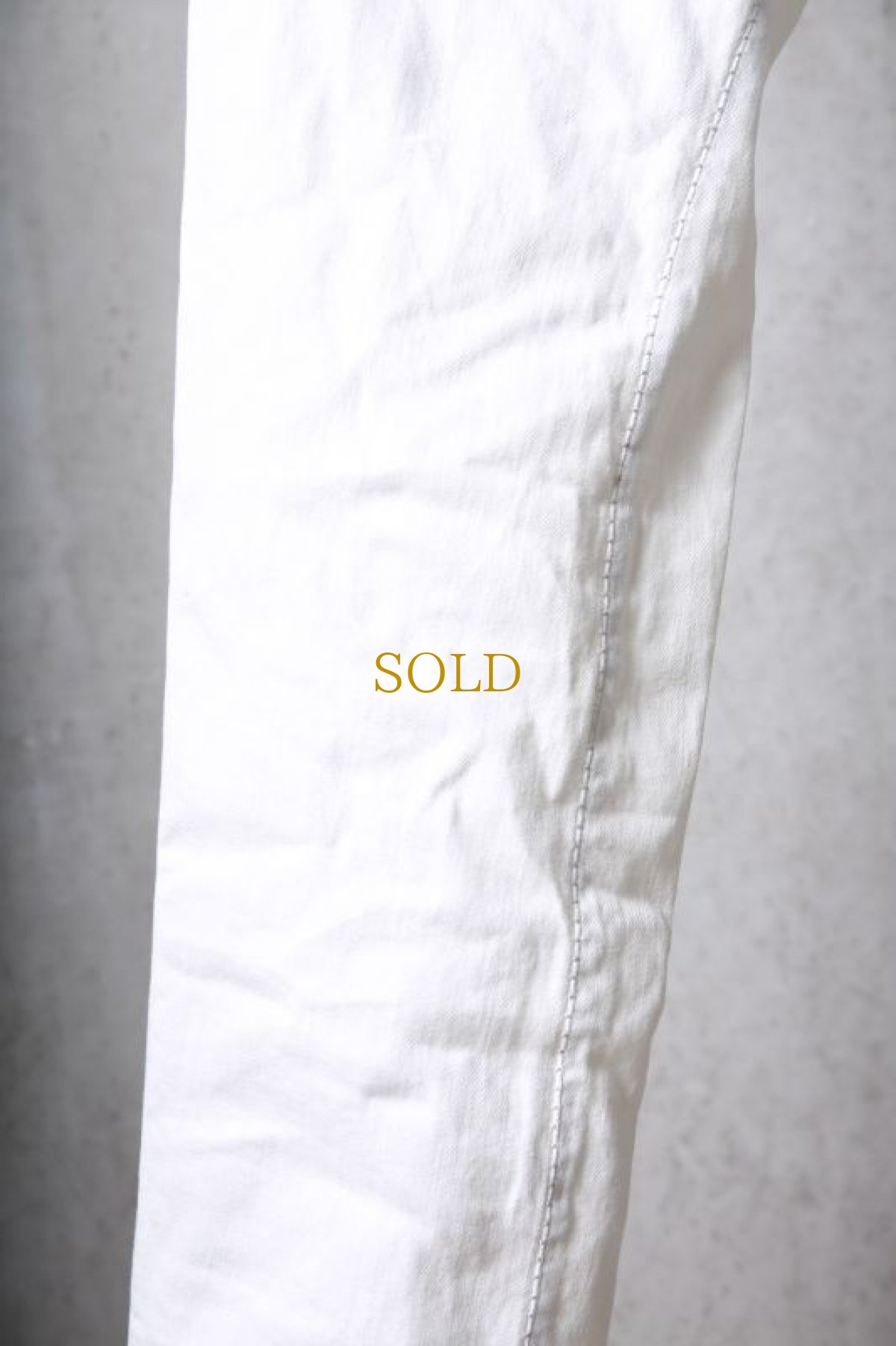 画像10: incarnation / インカネーション / 12481-6402 / 敢えて選んだSSスペシャルカラー " WHITE NOISE " DENIM スキニーパンツ (10)