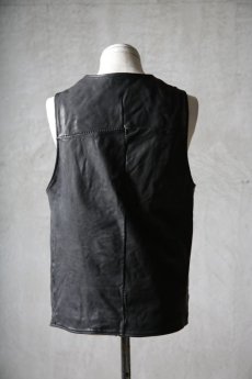 画像8: incarnation / インカネーション / 12416-2217 / BABY CALF LEATHER VEST 4B LINED (8)