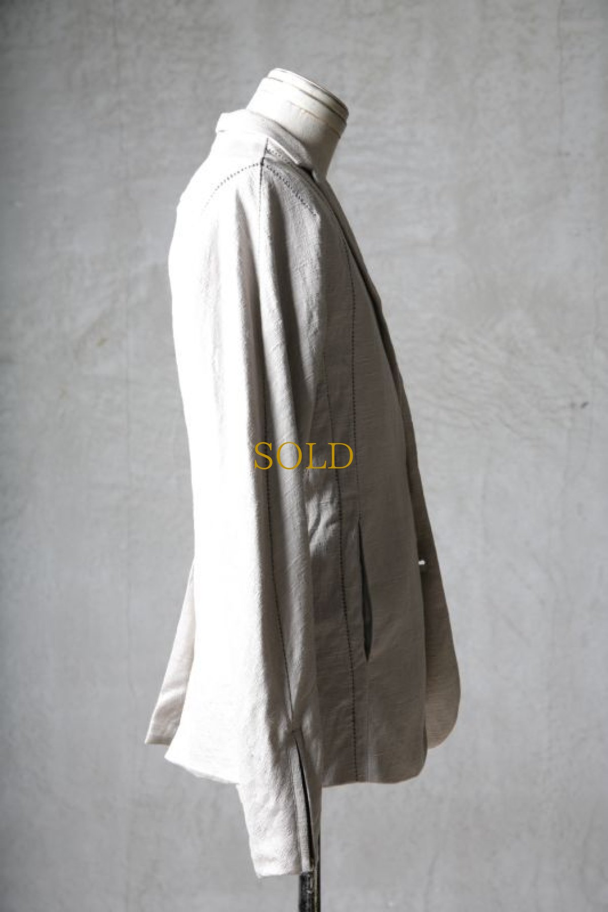 画像5: Thee OLD CIRCUS '' 1973 '' / 2102 / Iron edge / "ハーベストスリーブ" サンドウォールストレッチコットンテーラードJKT (5)