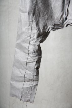 画像9: Wir Lineal / リネアル / WL-1104 / Inorganic structure sarrouel relax pants (9)