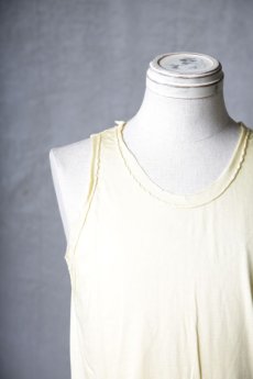 画像9: Wir Lineal / リネアル / WL-1105 / Inorganic structure C/L Tank top (9)