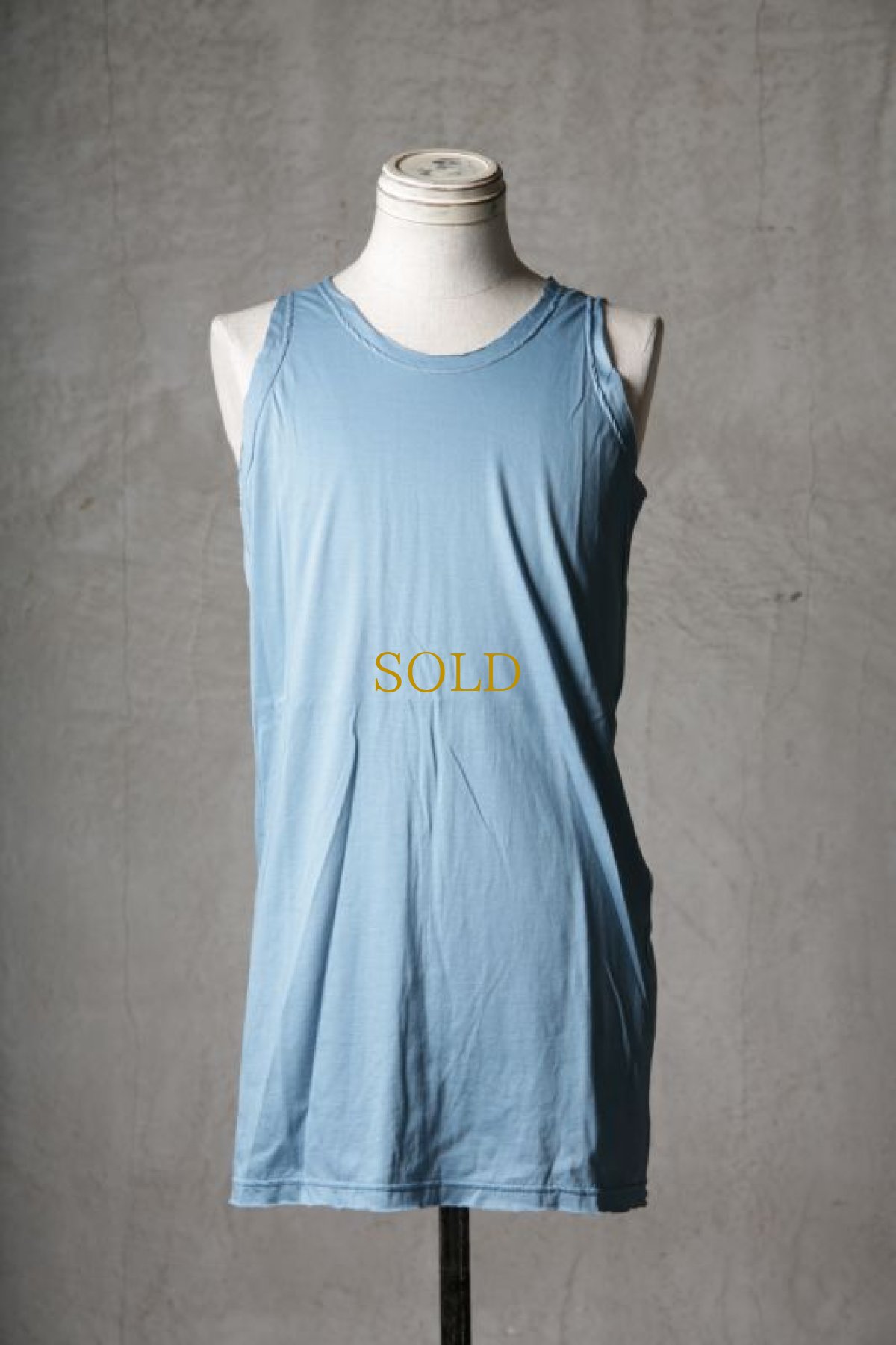 画像1: Wir Lineal / リネアル / WL-1105 / Inorganic structure C/L Tank top (1)