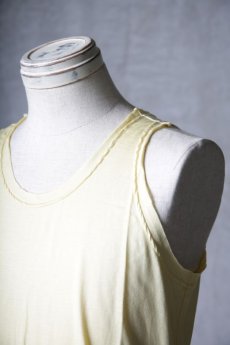 画像12: Wir Lineal / リネアル / WL-1105 / Inorganic structure C/L Tank top (12)