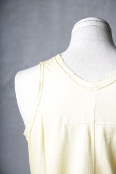 画像14: Wir Lineal / リネアル / WL-1105 / Inorganic structure C/L Tank top (14)