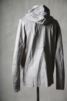 画像7: Wir Lineal / リネアル / WL-1103 / Inorganic structure dolman sleeve zip hoodie (7)