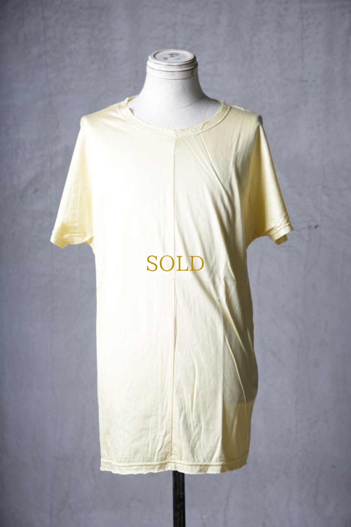 画像1: Wir Lineal / リネアル / WL-1106 / Inorganic structure dolman sleeve C/L T-Shirts (1)