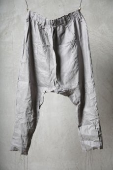 画像2: Wir Lineal / リネアル / WL-1104 / Inorganic structure sarrouel relax pants (2)