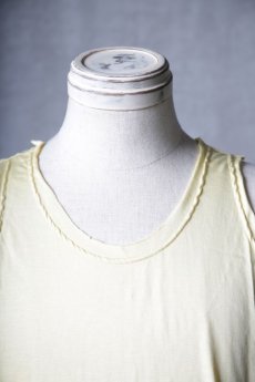 画像11: Wir Lineal / リネアル / WL-1105 / Inorganic structure C/L Tank top (11)