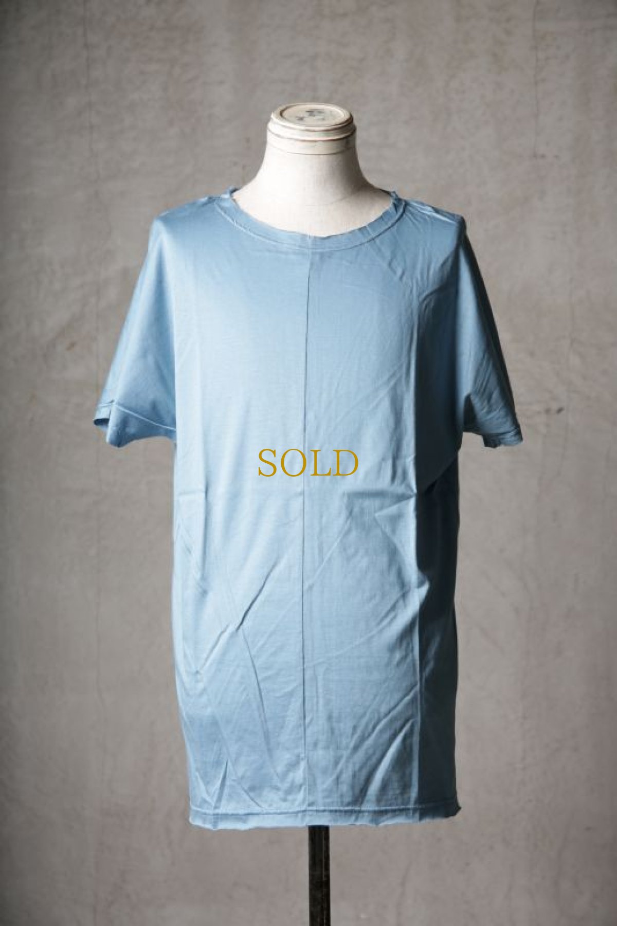 画像1: Wir Lineal / リネアル / WL-1106 / Inorganic structure dolman sleeve C/L T-Shirts (1)