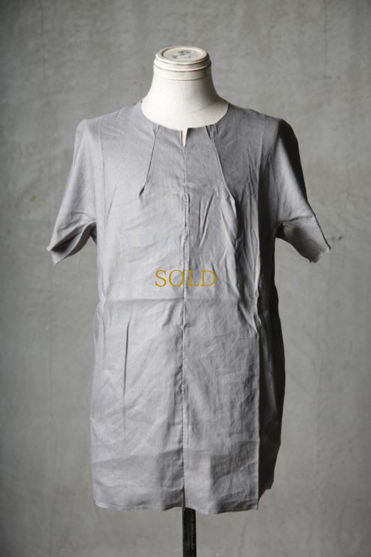 画像1: Wir Lineal / リネアル / WL-1102 / Inorganic structure dolman sleeve L/R T-shirts (1)