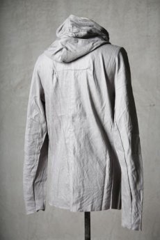 画像6: Wir Lineal / リネアル / WL-1103 / Inorganic structure dolman sleeve zip hoodie (6)