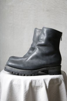 画像4: Thee OLD CIRCUS / 9-201 / " RUST Collection " / 9  / " Black Out " / IRON ホース & GUIDI カーフ / VIBRAM #1100 ワンピースブーツ (4)