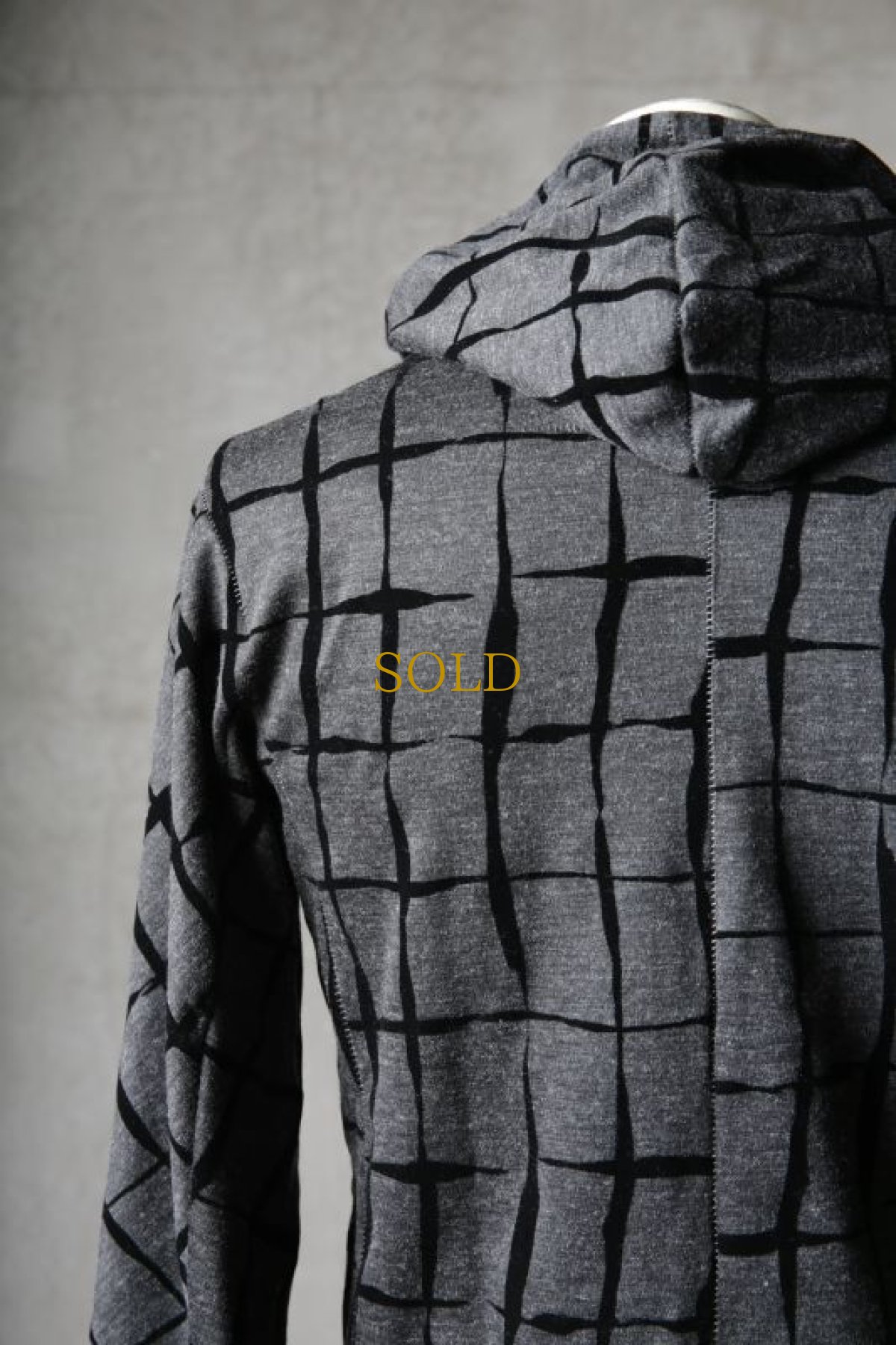 画像17: Thee OLD CIRCUS '' 1973 '' / 2310 / " Bend " / 特殊フロッキー幾何学フーディサムホールLS (17)