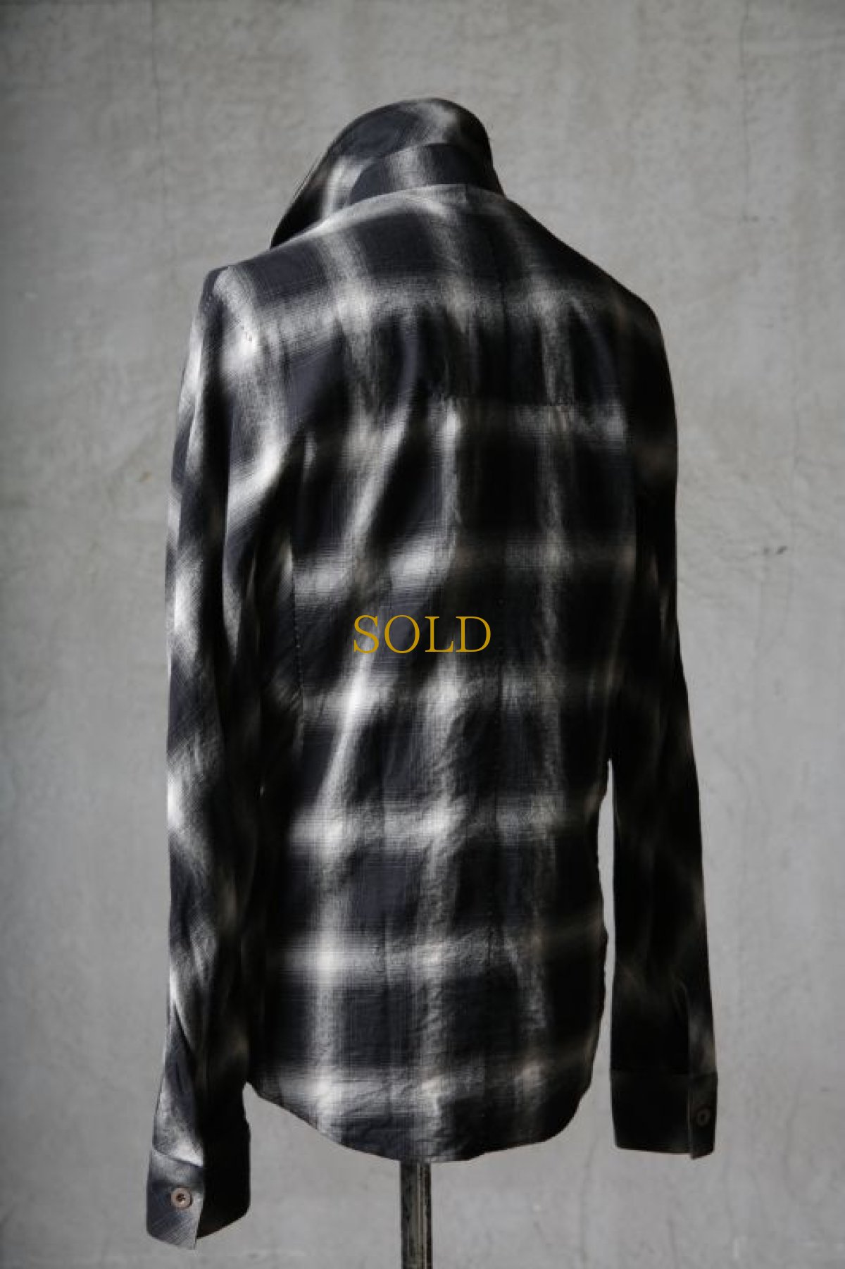 画像17: Thee OLD CIRCUS '' 1973 '' / 2301 / " Thunder " / グラデーションチェックハーヴェストスリーブシャツ (17)