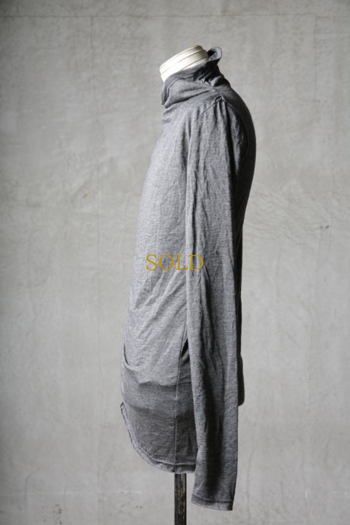 画像5: Thee OLD CIRCUS '' 1973 '' / 2307 / " Pilling " / ウォッシャブルウール天竺ルーズネックサムホールLS (5)