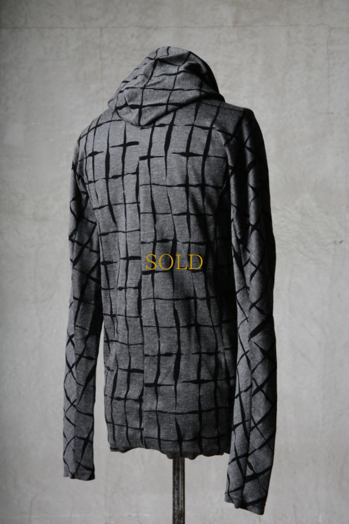 画像7: Thee OLD CIRCUS '' 1973 '' / 2310 / " Bend " / 特殊フロッキー幾何学フーディサムホールLS (7)