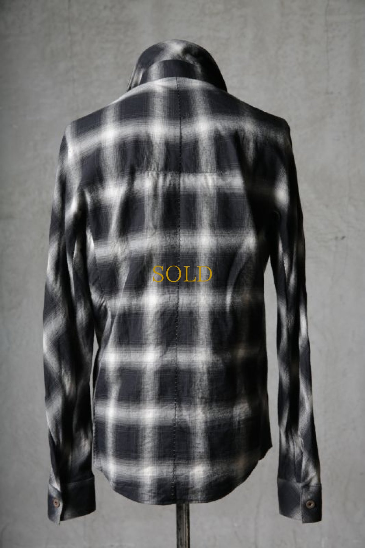 画像18: Thee OLD CIRCUS '' 1973 '' / 2301 / " Thunder " / グラデーションチェックハーヴェストスリーブシャツ (18)