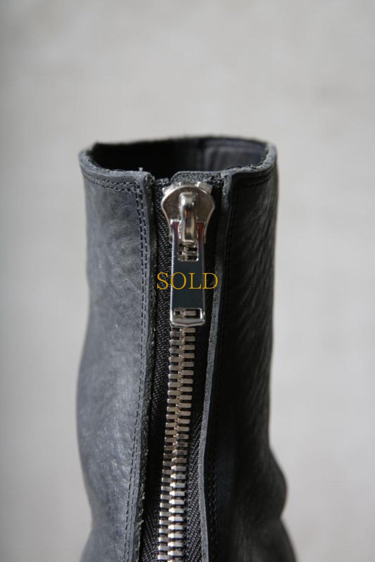 画像16: Thee OLD CIRCUS '' 9 '' / 9-201 / " Black Out " / IRON ホース & GUIDI カーフ / VIBRAM #1100 ワンピースブーツ (16)