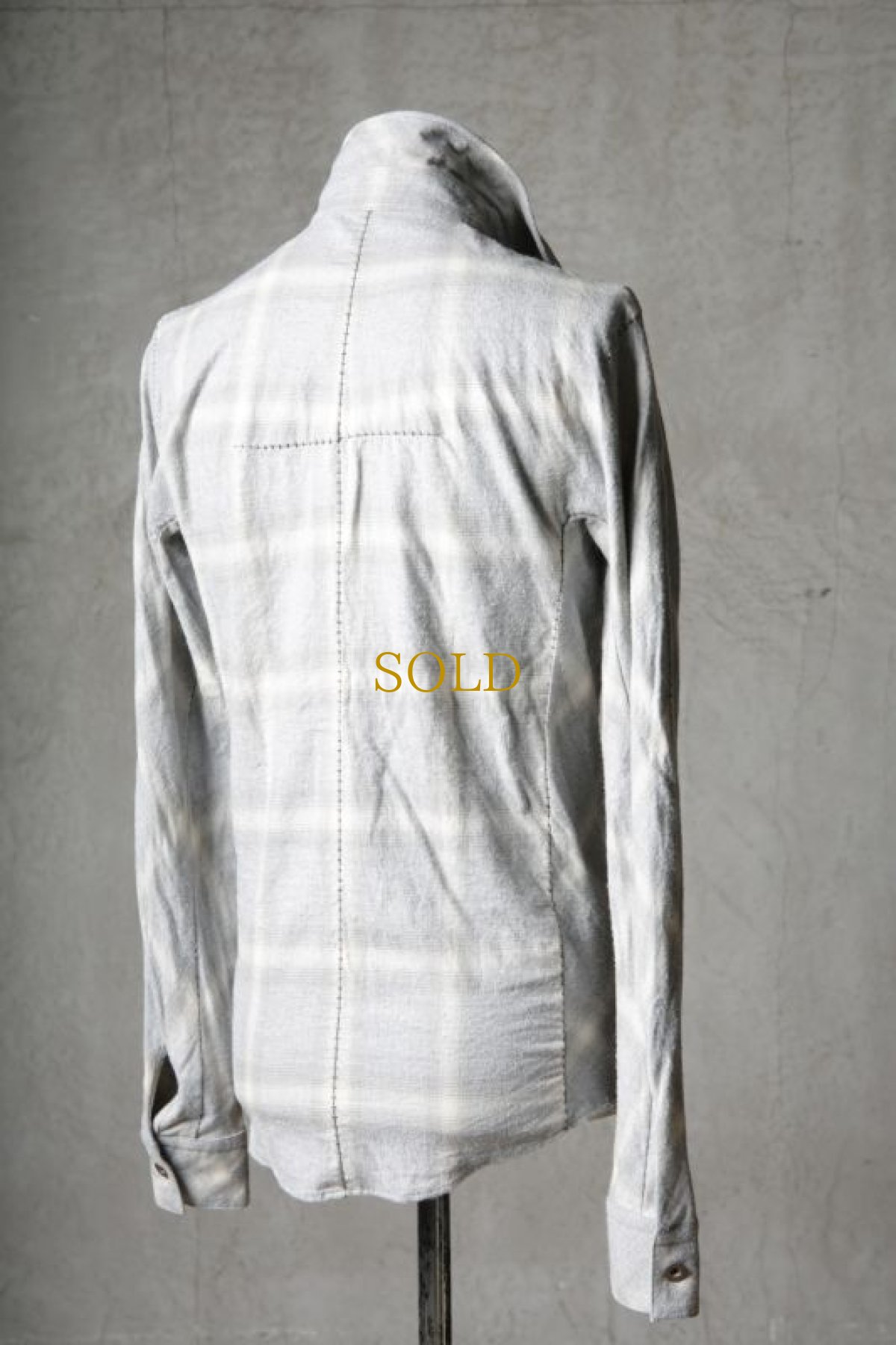 画像7: Thee OLD CIRCUS '' 1973 '' / 2301 / " Thunder " / グラデーションチェックハーヴェストスリーブシャツ (7)